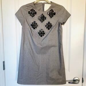 KARTA Jeweled Career Shift Dress